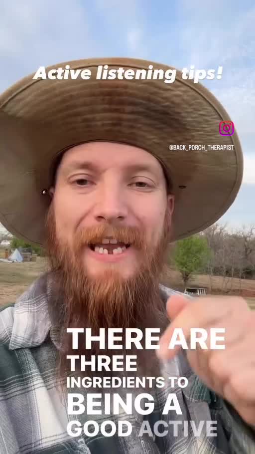 Still from Russel Ramsey's Active listening video