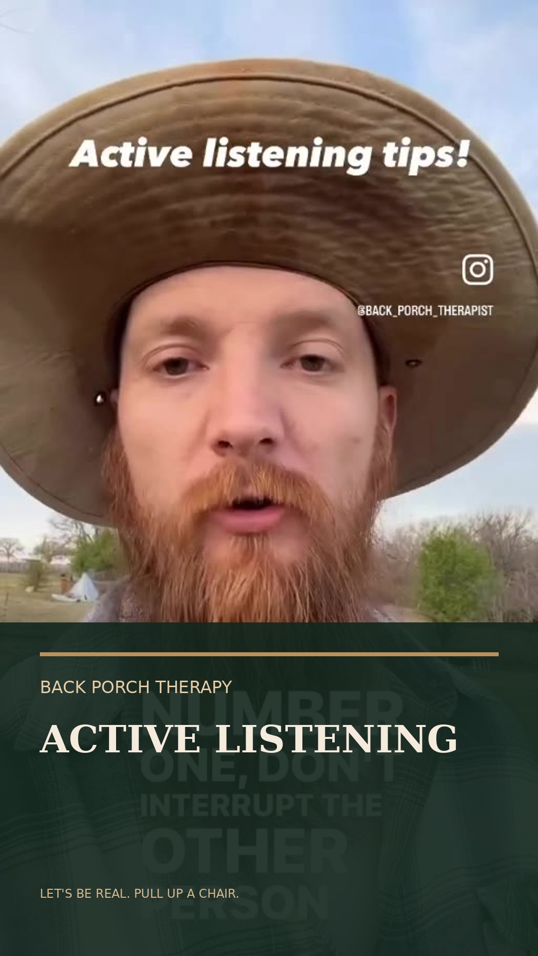 Cover image from original Active listening video