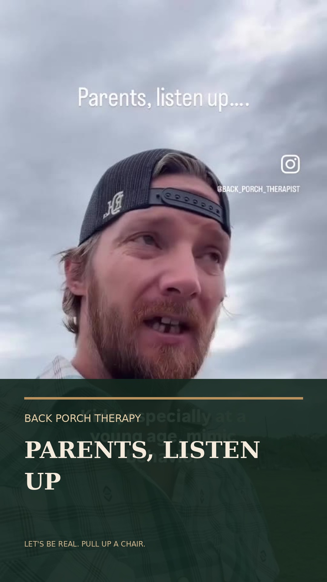 Cover image from original Parents, listen up video